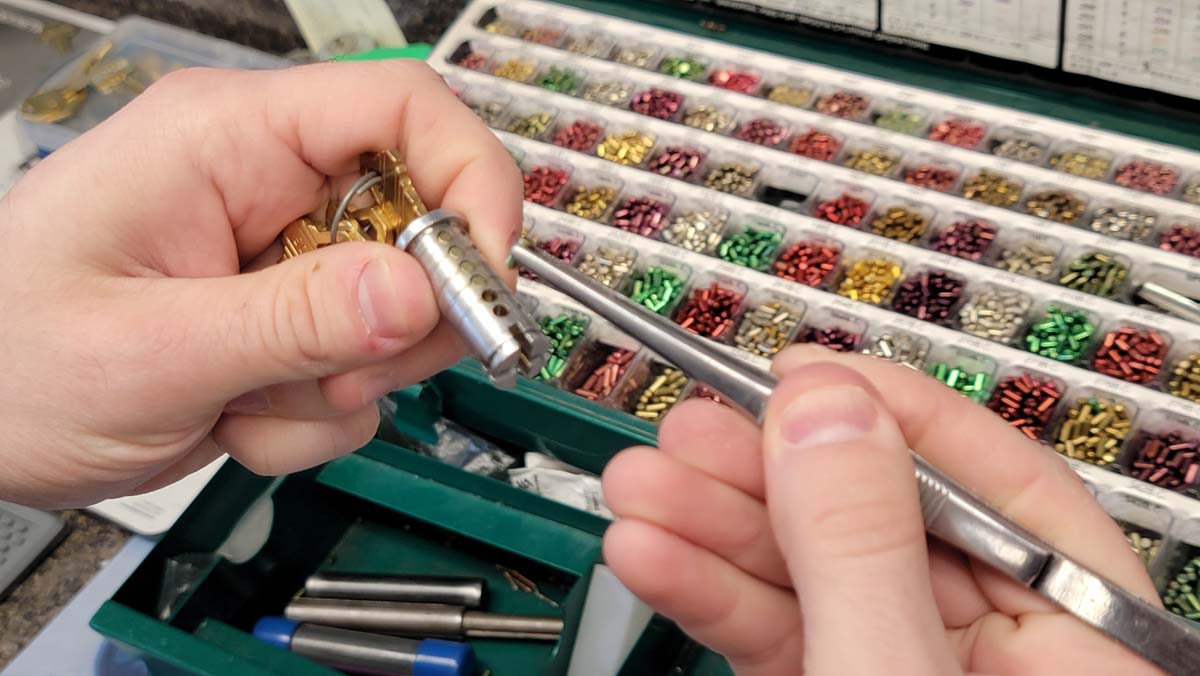 Home lock rekeying