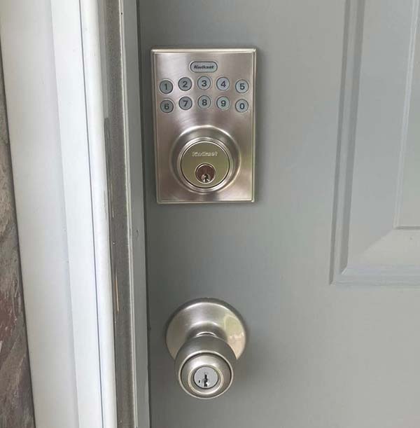 Kwikset smart lock we installed for a local homeowner