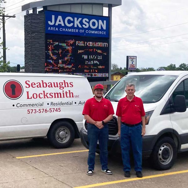 Technician Max Edwards, and owner, Danny Seabaugh Technician Max Edwards, and owner, Danny Seabaugh