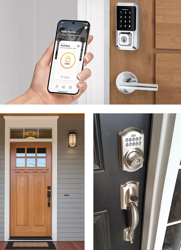 We install smart locks and decorative door hardware for residential customers We install smart locks and decorative door hardware for residential customers